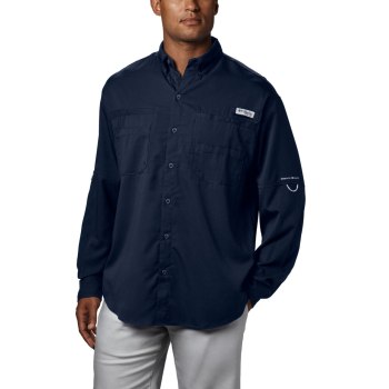 Columbia Muške Košulje - PFG Tamiami II Long Sleeve Tamnoplave | YICE-12930